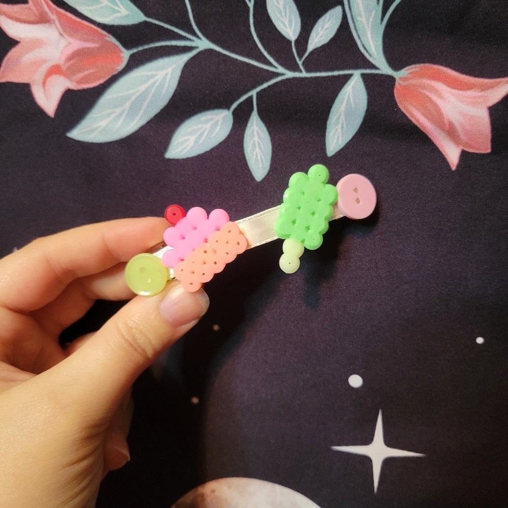 Cute & Pretty Cupcake & Popsicle Barrette! Handmade!